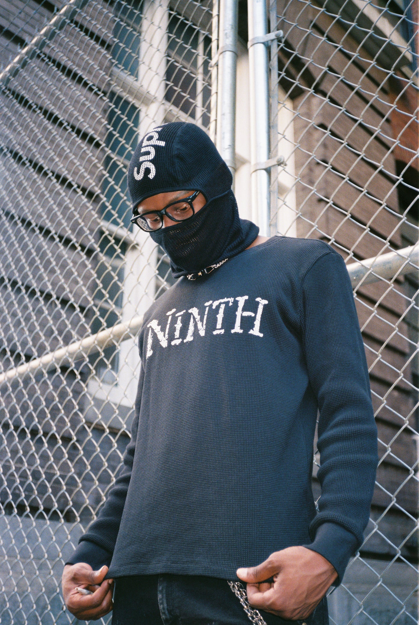 NINTH waffle knit thermal